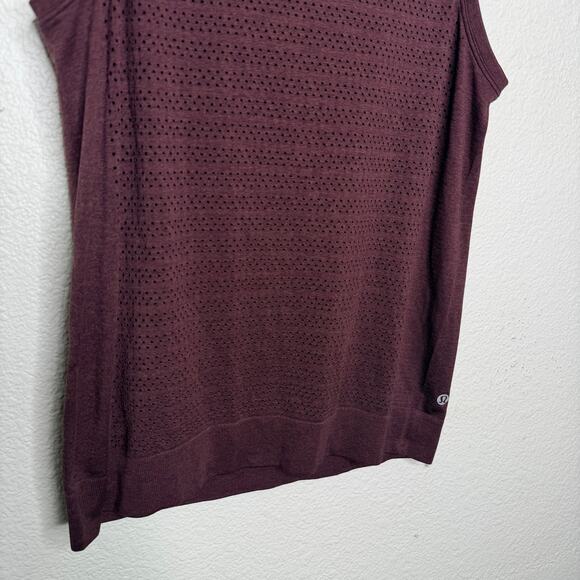 Lululemon Womens Tank Size M Breeze by Muscle Tank Top II Pullover Activewear - Picture 7 of 8